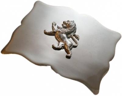Belt Buckle with Rampant Lion