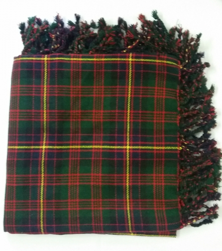 Scottish fly plaid made of Cameron of Erracht