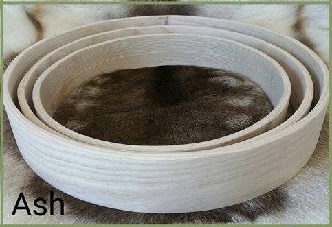 Shamanic Drum Hoop Shell made of Ash Wood