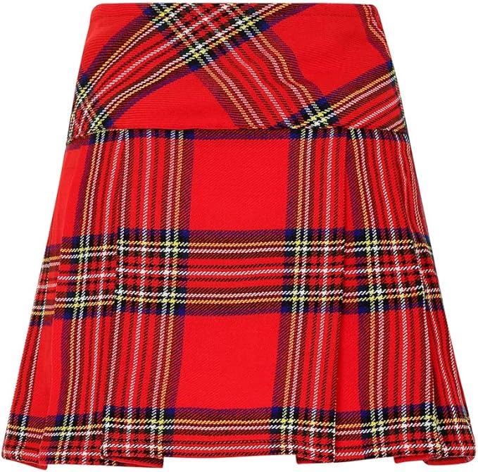 Plaid Royal Stewart Tartan Hipster Skirt