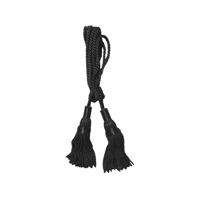 Bagpipe Black Silk Drone Cord handmade