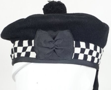 Inside the World of Black & White Diced Balmoral Caps