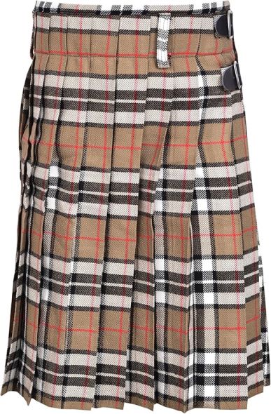 Kilt – Camel Thompson Tartan | Acrylic Blend | Traditional Sett