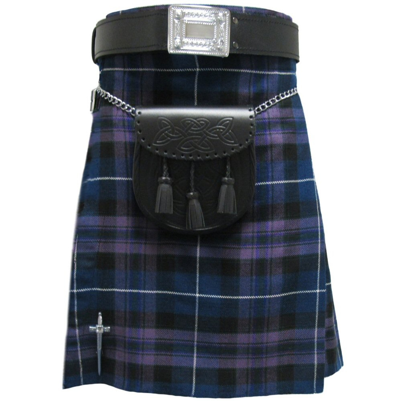 Mens Honour Of Scotland Purple Tartan Value Kilt