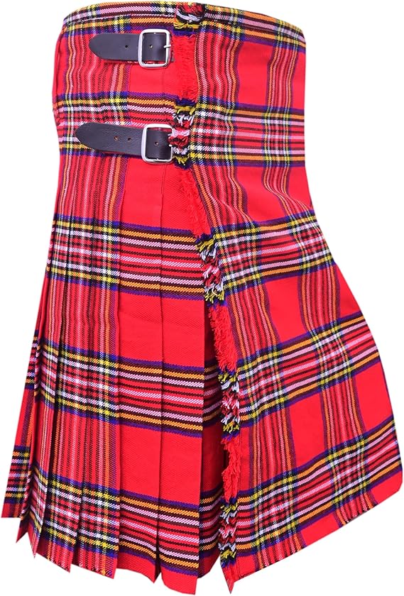 Kilt – Royal Stewart Tartan | Acrylic Blend | Traditional Sett
