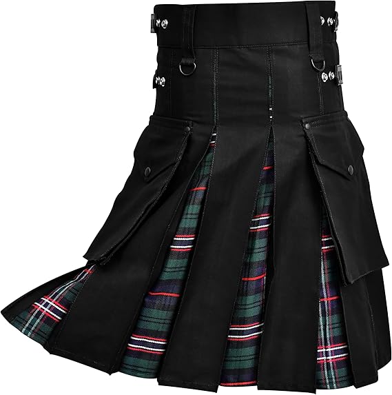 Scottish National tartan Hybrid Kilt Cotton Jeans