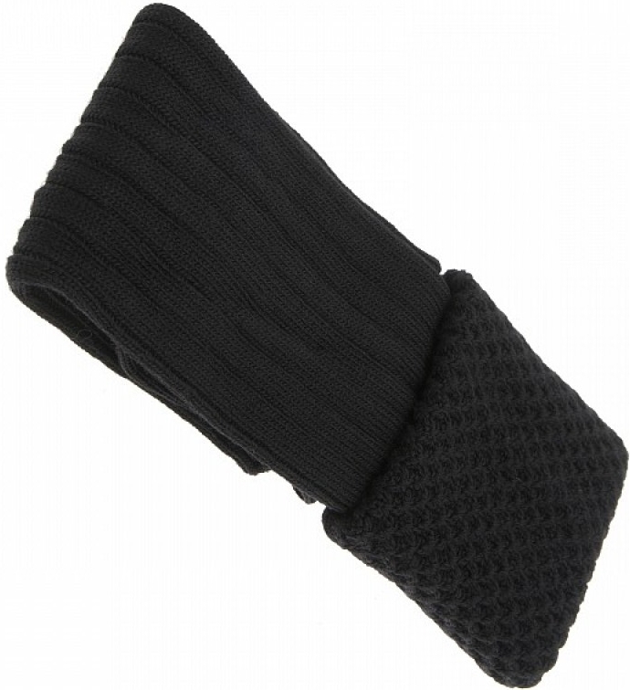 Black Kilt Hose with Popcorn Cuff