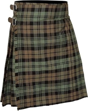 Kilt Black Watch Weathered Tartan Acrylic Fabric