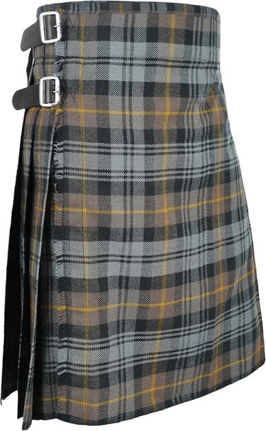 Kilt – Weathered Gordon Tartan | Acrylic Blend | Traditional Sett