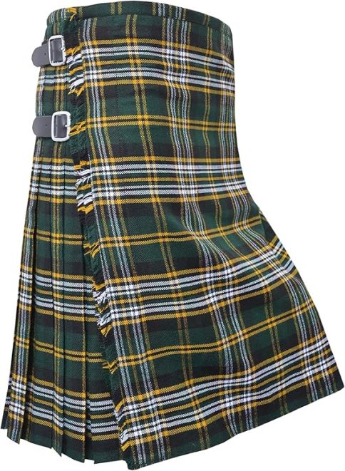 Kilt – Heritage of Ireland Tartan | Acrylic Blend | Traditional Sett