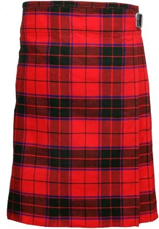 Scottish Rose Tartan Kilt – Acrylic Blend | Sett Traditional