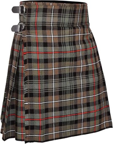 Kilt – Weathered MacKenzie Tartan | Acrylic Blend | Traditional Sett