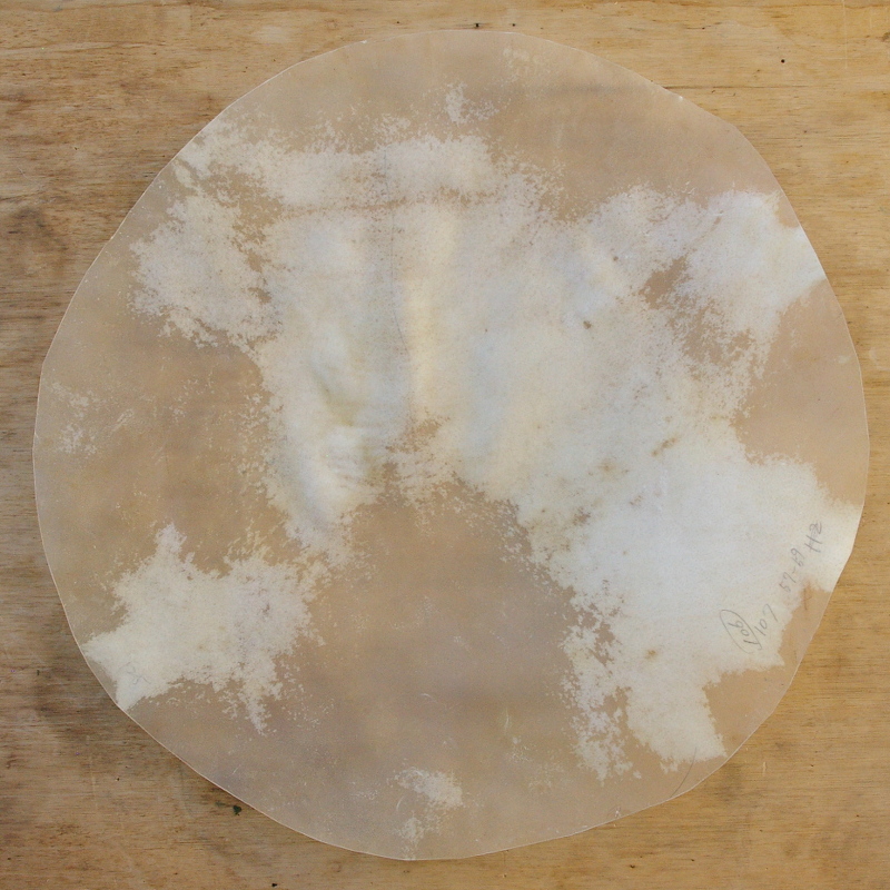 Sound Perfection: 14″ Vellum Drum Head in Cloudy Calfskin